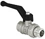 Кран латунный шаровой 11Б27фт1М DN 15 PN 40 никелированный рычаг-американка Valfex.223 DeltaPro купить в Санкт-Петербурге | "Проконсим"