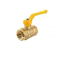 Краны латунные шаровые Галлоп газовые DN 40 PN 16 муфта-муфта рычаг купить в Санкт-Петербурге | "Проконсим"