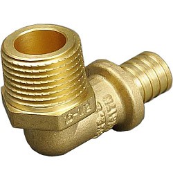  Угольник латунный под надвижную гильзу PEX-НР 25-3/4'' ONE PLUS (930020223) со склада Проконсим в Санкт-Петербурге