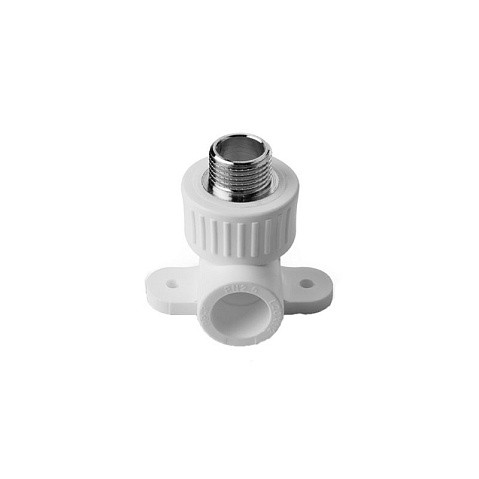Угольник для смесителя НР VALFEX 20 PN 25 G-3/4'' НР белый купить в Санкт-Петербурге | "Проконсим"