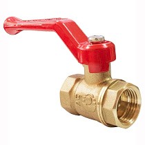 Краны латунные шаровые 11Б27фт1М DN 15-50 PN 40 рычаг муфта-муфта Valfex.214 Optima купить в Санкт-Петербурге | "Проконсим"