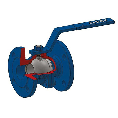 Краны шаровые полнопроходные DN 200-250 PN16 фланцевые PTFE с редуктором FAF 1100 (FAF 1220) купить в Санкт-Петербурге | "Проконсим"