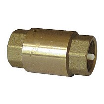 Клапан латунный обратный пружинный DN 100 PN 10 муфтовый пластиковый шток, SGL купить в Санкт-Петербурге | "Проконсим"