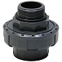 Муфта разборная НПВХ DN 50-1 1/2" PN 16 клеевая с наружной резьбой черная Aquaviva BMG50112 купить в Санкт-Петербурге | "Проконсим"