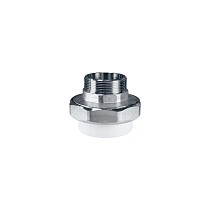 Муфты ПП DN 75-110 PN 25 разъёмные с наружной резьбой белые Valfex купить в Санкт-Петербурге | "Проконсим"