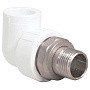 Угольник для радиатора ПП 20-1/2'' PN 25 с американкой белый РТП 14625 купить в Санкт-Петербурге | "Проконсим"