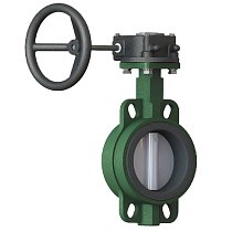 Затворы чугунные дисковые DN 40-600 PN 16 межфланцевые с чугунным диском с редуктором GALA Тип.2302H-G купить в Санкт-Петербурге | "Проконсим"
