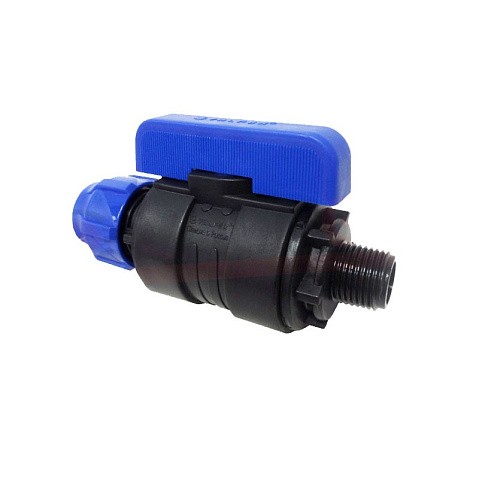 Кран шаровой компрессионный Valfex DN-25 PN-16 G-1 1/2'' цанга-штуцер купить в Санкт-Петербурге | "Проконсим"