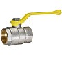 Кран латунный Temper серия 83 DN15 PN40 никелированный газовый рычаг м-м ГОСТ Р 59553 купить в Санкт-Петербурге | "Проконсим"
