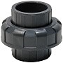 Муфта разборная НПВХ DN 50 PN 16 клеевая уплотнение EPDM черная Aquaviva BOD0500 купить в Санкт-Петербурге | "Проконсим"