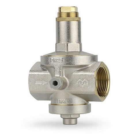 Регулятор давления VARMEGA VM128 DN 32 PN25 мембранный под манометр 7,2kv G-1 1/4'' никелированный купить в Санкт-Петербурге | "Проконсим"