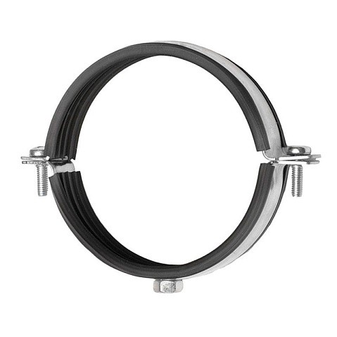 Хомут стальной оцинкованный 2 1/2'' (74-80) М8 без крепежа купить в Санкт-Петербурге | "Проконсим"