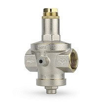 Регулятор давления DN 15-50 PN 16 мембранный никелированный под манометр VARMEGA купить в Санкт-Петербурге | "Проконсим"