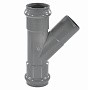Тройник раструбный НПВХ SDR26 45гр DN 110-110 PN 10 Хемкор купить в Санкт-Петербурге | "Проконсим"