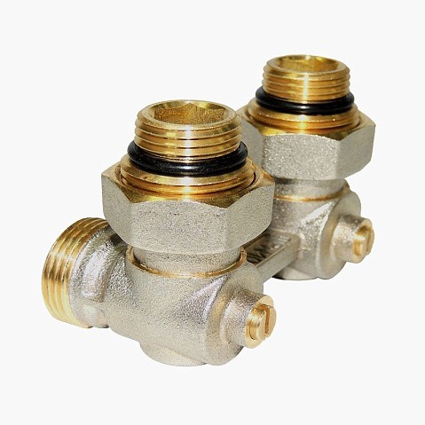 Узел нижнего подключения Vekotrim DN 15 PN 10 угловой двухтрубный 15-3/4'' с ниппелем, штуцер купить в Санкт-Петербурге | "Проконсим"