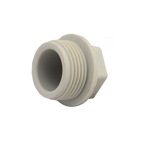 Заглушка полипропиленовая резьбовая VALFEX 25 PN 25 G-3/4'' серый купить в Санкт-Петербурге | "Проконсим"