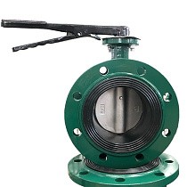 Затворы чугунные дисковые DN 50-150 PN 16 фланцевые с диском из нержавеющей стали рычаг GALA Тип.2123-G купить в Санкт-Петербурге | "Проконсим"