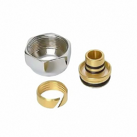Евроконус 3/4'' DN 20х2,0 для PEX МП-труб обжимной 2 резьбовых кольца на штуцере Varmega VM09204 купить в Санкт-Петербурге | "Проконсим"