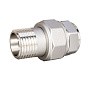 Американки латунные DN 15-50 PN 40 никелированные муфта-штуцер прямые LD Pride купить в Санкт-Петербурге | "Проконсим"