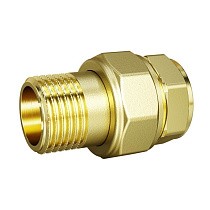 Американки латунные DN 15-50 PN 40 муфта-штуцер прямые LD Pride купить в Санкт-Петербурге | "Проконсим"