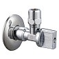 Кран латунный шаровой угловой MVI BV.464 DN 15-цанга 10 PN 10 наружная-M10 штуцер бабочка купить в Санкт-Петербурге | "Проконсим"