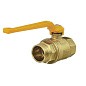 Кран латунный шаровой газовый 11Б27п DN40 PN40 рычаг муфта-штуцер БАЗ Standart купить в Санкт-Петербурге | "Проконсим"
