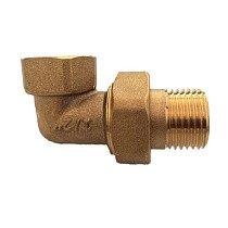 Американки латунные DN 15-50 PN 40 муфта-штуцер угловые купить в Санкт-Петербурге | "Проконсим"