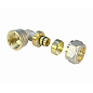 Угольник латунный для PEX труб 20-1/2'' PN 10 обжимной никелированный Valfex VF.352.N  купить в Санкт-Петербурге | "Проконсим"