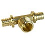 Тройник латунный для PEX труб 16-1/2''-16 PN 16 S-2,2мм под надвижную гильзу Valfex VF.433.AF купить в Санкт-Петербурге | "Проконсим"