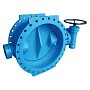 Затвор дисковый поворотный DN 150 PN 16 фланцевый с 2-эксцентриситетом c редуктором FAF 38000150 купить в Санкт-Петербурге | "Проконсим"