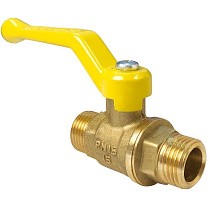 Краны латунные шаровые газовые 11Б27фтМ DN 15-20 PN 40 рычаг штуцер-штуцер Valfex.270.LR3 купить в Санкт-Петербурге | "Проконсим"