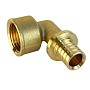 Угольник латунный для PEX труб 16-1/2'' PN 16 S-2,2мм под надвижную гильзу Valfex VF.452.AF купить в Санкт-Петербурге | "Проконсим"