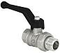 Кран латунный шаровой 11Б27фт1М DN 32 PN 40 никелированный рычаг-американка Valfex.223 DeltaPro купить в Санкт-Петербурге | "Проконсим"