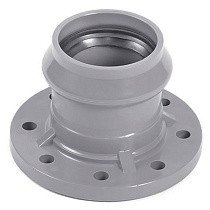 Патрубки НПВХ раструбные SDR26 DN 110-400 PN 10 с фланцем Хемкор купить в Санкт-Петербурге | "Проконсим"