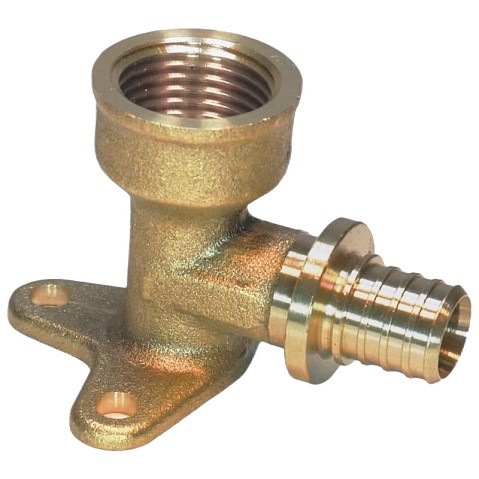 Угольник латунный (водорозетка) для PEX труб 20-1/2'' с внутренней резьбой под надвижную гильзу Hipex типS HFWS00056 купить в Санкт-Петербурге | "Проконсим"