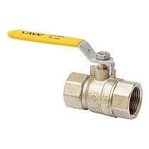 Краны латунные шаровые газовые DN 15-50 PN 25 рычаг муфта-муфта MVI BV.811 купить в Санкт-Петербурге | "Проконсим"