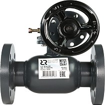 Краны стальные шаровые регулирующие DN 65-600 PN 16 цельносварные фланцевые с редуктором JIP-FF РИДАН купить в Санкт-Петербурге | "Проконсим"