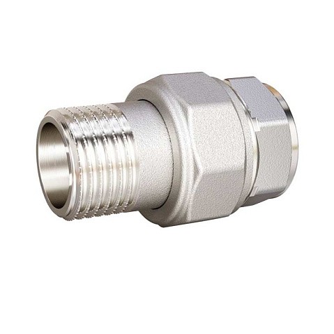 Американки латунные DN 15-50 PN 40 никелированные муфта-штуцер прямые LD Pride купить в Санкт-Петербурге | "Проконсим" Американки латунные DN 15-50 PN 40 никелированные муфта-штуцер прямые LD Pride купить в Санкт-Петербурге | "Проконсим"