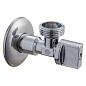 Кран латунный шаровой угловой MVI BV.464 DN 15-20 PN 10 штуцер бабочка купить в Санкт-Петербурге | "Проконсим"