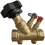 Клапан балансировочный DN 15 PN 16 наклонный латунный с измерительным ниппелем и дренажом Kvs 4,81м3/ч муфта-муфта РИДАН MVT-R 003Z4041R купить в Санкт-Петербурге | "Проконсим"