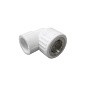 Угольник ПП 20-1/2'' PN 25 белый VALFEX Pro купить в Санкт-Петербурге | "Проконсим"