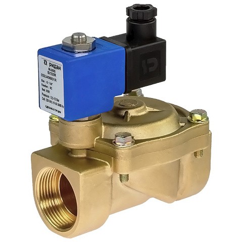 Клапаны электромагнитные DN 15-50 PN 12-16 латунные 220В нормально закрытые NBR РИДАН EV220R купить в Санкт-Петербурге | "Проконсим"