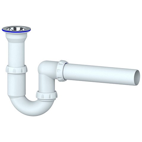 Сифон для умывальника Unicorn Y110, 40х40 прямой отвод, 1 1/2'' х40 чаша из нержавеющей стали купить в Санкт-Петербурге | "Проконсим"