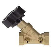 Клапаны балансировочные латунные DN 15-50 PN 16 наклонный с трубчатыми измерительными ниппелями РИДАН MNT-R купить в Санкт-Петербурге | "Проконсим"