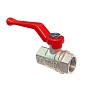 Кран латунный шаровой Valfex Premium.214.NR1.034 усиленный Н 11Б27фт1М DN 20 PN 40 никелированный рычаг муфта-муфта купить в Санкт-Петербурге | "Проконсим"