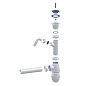 Сифон для мойки Unicorn В310V, 40х40 прямой отвод, 1 1/2'' х40 чаша из нержавеющей стали с отводом для стиральной машины купить в Санкт-Петербурге | "Проконсим"