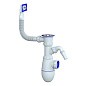 Сифон для мойки Unicorn В440V, без отвода, 1 1/2'' х40 чаша из нержавеющей стали, прямоугольный перелив купить в Санкт-Петербурге | "Проконсим"