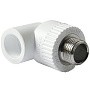 Угольники ПП DN 20-32 PN 25 комбинированные с наружной резьбой белые Pro Aqua купить в Санкт-Петербурге | "Проконсим"