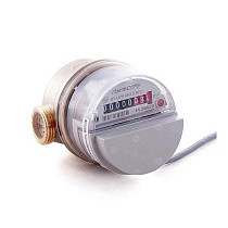 Счетчики горячей воды DN 15-20 PN 16 до 90гр. с обратным клапаном и импульсным выходом муфтовые Пульсар купить в Санкт-Петербурге | "Проконсим"