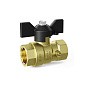 Кран латунный шаровой DN 15 PN 16 под манометр G1/2''-М20х1,5'' муфта-муфта бабочка LD Pride 44.340.15.20 купить в Санкт-Петербурге | "Проконсим"